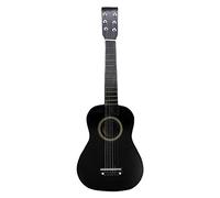 Mini 23 In Legno 6 Corde Chitarra Acustica Strumento Musicale Regalo Nero