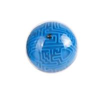 Mini 3D Magic Maze Puzzle Ball Cube Game Globe sfera Bulk Labyrinth Toys Brain Teaser Game Learning Education Education Regali Red (Easy)