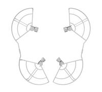 Mini 4 Pro Guardia dell'elica,Droni Eliche Protettore Paraurti Anello Per DJI Mini 4 Pro,Leggera gabbia protettiva anticollisione, accessorio per droni