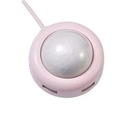 Mini 4 USB Port Hub Extension Cable Splitter High Speed Transmission with LED Night Light for Computer Mobile Phone (Color : Pink)
