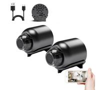 Mini 4g Wireless Camera, Mini 4g Wireless WiFi Camera 1080p HD, Smart Security with Night Vision, for Home, Indoor, Outdoor (2Pcs)