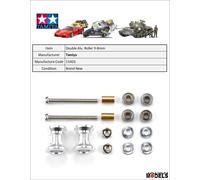 Mini 4wd DOUBLE ALUMINUM ROLLERS (9-8mm) Tamiya 15403 New Nuovo