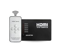 Mini 5 porte 4K Video HDMI Switch Switcher HDMI Splitter con IR Remote Splitter Box