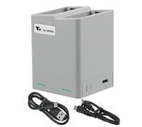 Mini 5 Pro, carica a due vie, per DJI Mini 5 Pro/Mini 3 Pro, stazione di ricarica, caricatore digitale per droni, con cavo USB-A e USB-C