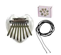 Mini 8 tasti Squisito Kalimba Finger Piano Magico Music Box Bambini e adulti alleviare rapidamente per principianti Portabl Impara lo stress