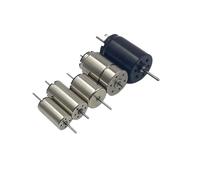 Mini 8mm/10mm/12mm/15mm/17mm Coreless Motor DC6V~12V High Speed Electric Engine Dual 1mm/1.5mm Shaft For Car Railway Train Model(1524)