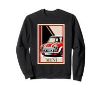 Mini A Classic British Sport Car Union Jack Felpa