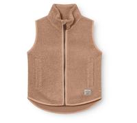 Mini A Ture - Kid's Matbattal Vest - Gilet in pile 134 - 9 Years marrone