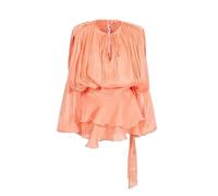 Mini abito da donna con scollo a V a maniche lunghe impiombato a vita alta abiti corti, 1101, XL