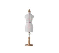 Mini abito regolabile forma mannequin per cucito - mezzo scala 1/2 1/3 1/4 Modello fittizio sartoriale posizionabile, perfetto per la creazione di un abbigliamento bianco 1/4D