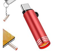 Mini accendino elettrico da esterno, alimentato da connettori di tipo C, perfetto per viaggi, componenti elettronici, collegare il telefono cellulare e soffiare al lavoro, per telefoni cellulari e