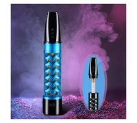 Mini accendisigari per auto con portasigarette USB, accendini di lusso con posacenere a bobina in tungsteno, tubo elettrico portatile per fumare sigarette per esterni(Blue)