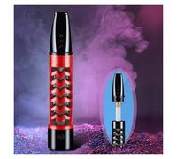 Mini accendisigari per auto con portasigarette USB, accendini di lusso con posacenere a bobina in tungsteno, tubo elettrico portatile per fumare sigarette per esterni(Red)