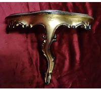 Mini Accessori Console Muro Oro-Nero Barocco Repro 23, 5x10x18 Specchio Muro