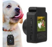 Mini Action Camera 1080P, Action Camera Tascabile con Cinturini da Polso, Videocamera per con Schermo da 1,5 Pollici, Fotocamera per Animali con Obiettivo Grandangolare da 120