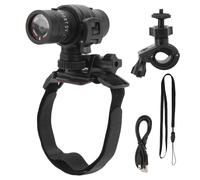 Mini action camera impermeabile per sport all'aperto, dash cam, risoluzione Full HD, obiettivo grandangolare, resistente agli urti, montabile sul