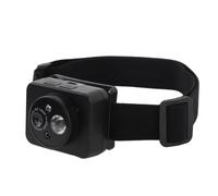 Mini Action Camera Montata Sulla Testa con Luce, 2MP 1080P 45° Regolabile Faro Anteriore Corpo Fotocamera, Controllo Gesti Luce Mani Libere Indossabile