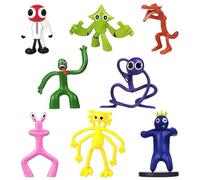 Mini Action Figure, Model Cake Toppers Set, Giocattoli di Animazione dei Cartoni Animati, 8 pezzi Decorazione da Tavolo Decorazione Torta di Compleanno Bambini PVC Figurina Modello