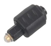 Mini adattatore audio ottico da jack femmina da 3,5 mm a spina maschio digitale