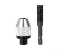 Mini adattatore per mandrino per smerigliatrice elettrica con gambo esagonale a cambio rapido 6 35 mm per punte da trapano fino a 1/4 di pollice di diametro bloccaggio sicuro