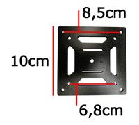 Mini Adattatore Piastra per Treppiede 1/4 Pollici Boxe Beamer Altoparlante Spot