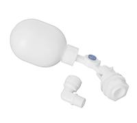 Mini Adjustable Float Valve 3/8 BSP | World ' s Smallest Auto Fill Valve for Aquarium/RO DI System | POM Plastic for Drinking Water | 1/4 Inch Inlet, 0.6MPa Pressure