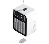 Mini Air Conditioner Fan - Portatile Desktop Cooling Fan | 2-Speed Personal Mist Fan With Digital Display | Small Cooling Air Circulator For Travel Camping Office Bedroom Outdoor Summer Use