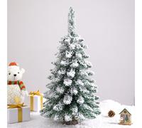 Mini alberi di Natale ornamento neve gelo pino albero di Natale decorazione 45 c