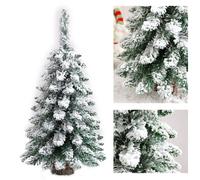 Mini Alberi di Natale Ornamento Neve Gelo Pino Decorazione Natalizia Altezza 45C