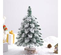 Mini Alberi di Natale Ornamento Neve Gelo Pino Decorazione Natalizia Altezza 45C