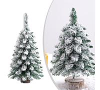 Mini Albero di Natale 45CM Ornamento Neve Gelo Piccolo Pino Decorazione Natalizi