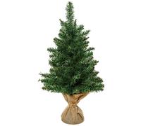 Mini Albero di Natale Artificiale 60 cm 70 Rami Pino Verde