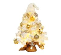 Mini albero di Natale da tavolo, ornamento per albero di Natale da tavolo da 50 cm Mini ornamento decorativo per albero di Natale con LED per la decorazione del festival dell'home