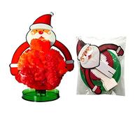 Mini albero di Natale in crescita magica, albero di carta fai da te Kit di coltivazione di cristalli/ornamenti decorazione giocattolo Novità regalo Natale Ragazzi Ragazze (1 pz) (1 pz Babbo Natale)