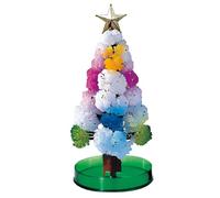 Mini albero di Natale, set di allevamento di cristallo fai da te, albero di Natale magico, albero di Natale artificiale, kit scientifico, istruzioni per l'apprendimento (B)