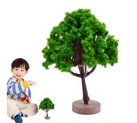 Mini albero modello, Albero finto scenario ferroviario, Forniture per paesaggi modello, da giardino in miniatura, albero verde per progetti fai-da-te Paesaggio