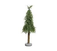 Mini Albero Verde Con Glitter Interno Diametro 23Cm Altezza 75Cm