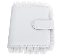 Mini Album Fotografico con Pellicola, Supporto Fotografico Universale Leggero per Fotocamera Istantanea da 64 Tasche, Copertura in Pelle PU Facile da Visualizzare per Riporre