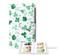 Mini album fotografico per pellicole da 5 x 7,6 cm, 96 tasche, raccoglitore per foto Kpop per fotocamera istantanea Fujifilm Instax Mini, per immagini Polaroid Hi-Print (Trefoil)