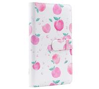 Mini album fotografico per pellicole da 5 x 7,6 cm, 96 tasche, raccoglitore per foto Kpop per fotocamera istantanea Fujifilm Instax Mini, per immagini Polaroid Hi-Print (Peach)