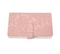 Mini Album Fotografico perInstax Mini 12 11, 96 Tasche, Grande capacità, Porta Clip in Pelle PU per Foto, Carte di Credito, Biglietti del Cinema (Modello rosa intenso)