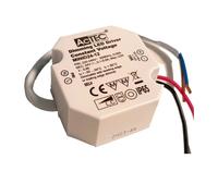 Mini Alimentatore Dimmerabile 24V 12W 0.5A, Compatibile Con Dimmer Taglio di Fase Triac Dimming, IP65 50X48X24mm, Adatto Alle Strisce Led