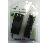 MINI ALIMENTATORE UNIVERSALE PER NETBOOK 40 Watt COMPLETO DI 8 CONNETTORI