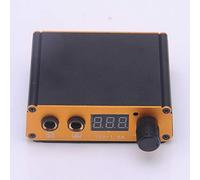 Mini alimentazione elettrica del tatuaggio, alimentazione elettrica del tatuaggio leggero, con display LCD digitale, adatto per i rifornimenti della mitragliatrice del tatuaggio (A)