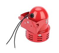Mini Allarme Motore Rosso Sirena 220V 120DB, Protezione Elettrica Acustica Industriale in Metallo MS-190 Contro il Furto per Fabbrica, Costruzione