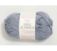Mini alpacca col.6221 grigio chiaro, ca. 150 m, 50 g