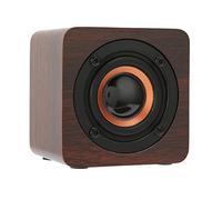 Mini Altoparlante Bluetooth, Cabinet a Risonanza di Legno Rilascio Suono Puro, Batteria a Lunga Durata, Smartphone Compatibili, Laptop, Altoparlante Wireless Retrò Portatile per Feste, Viaggi(Noce)