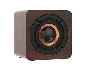 Mini Altoparlante Bluetooth, Cabinet a Risonanza di Legno Rilascio Suono Puro, Batteria a Lunga Durata, Smartphone Compatibili, Laptop, Altoparlante Wireless Retrò Portatile per Feste, Viaggi(Noce)