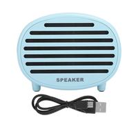 Mini altoparlante Bluetooth classico, design vintage portatile con suono nitido e bassi ricchi, ideale per viaggi e avventure all'aria aperta (blu),
