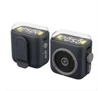 Mini altoparlante Bluetooth con display dell'ora, Hi-Fi Sound Music Box, nero